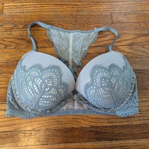 Victoria's Secret Lace Bra - Light Gray